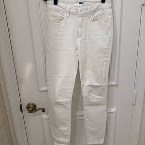 Paige white skinny jeans